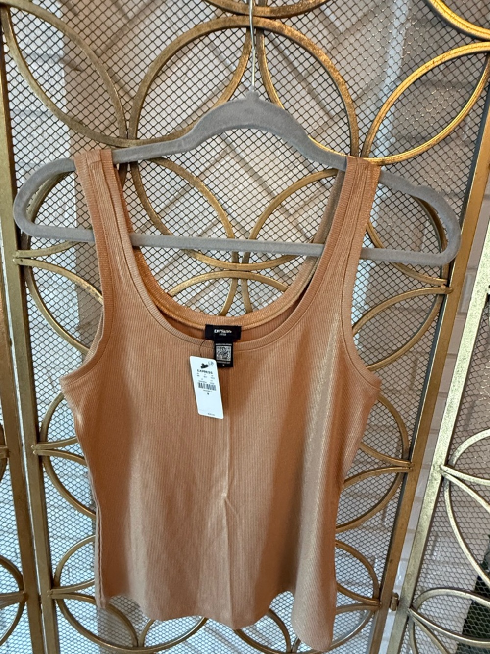Express Gold Tank Top